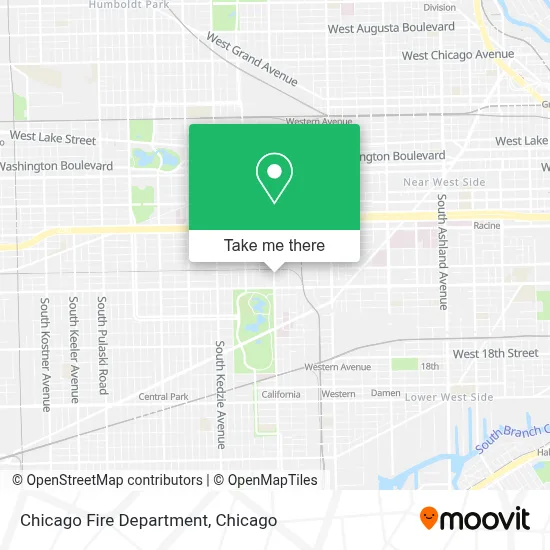 Chicago Fire Department map