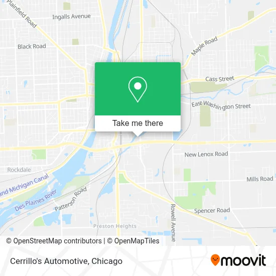 Cerrillo's Automotive map