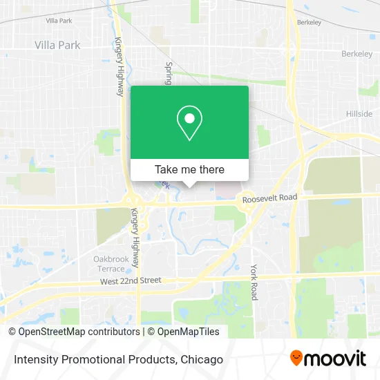 Intensity Promotional Products map