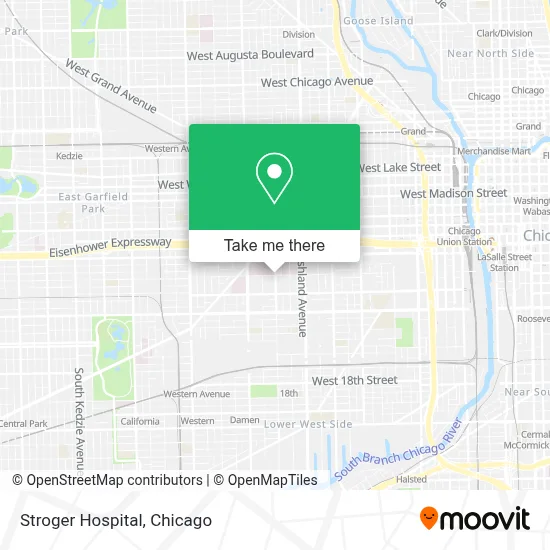 Stroger Hospital map