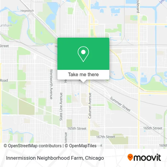 Innermission Neighborhood Farm map
