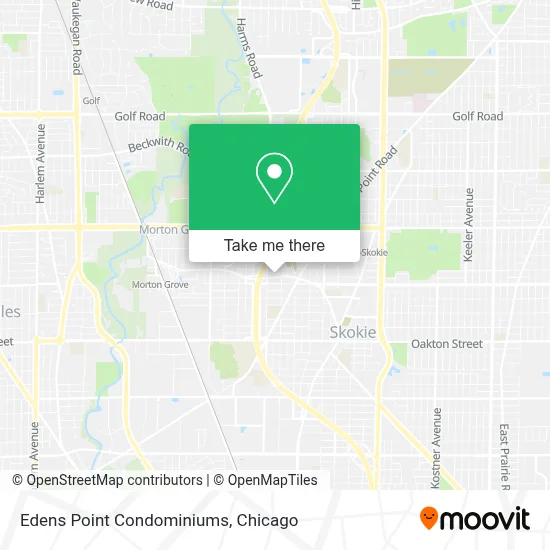Edens Point Condominiums map