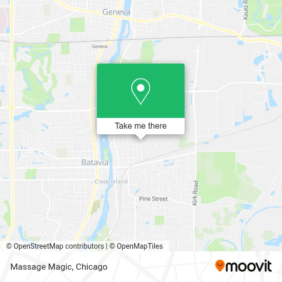 Massage Magic map