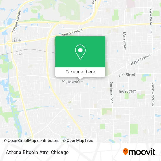 Athena Bitcoin Atm map