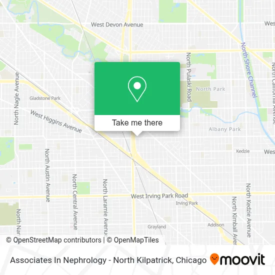 Associates In Nephrology - North Kilpatrick map