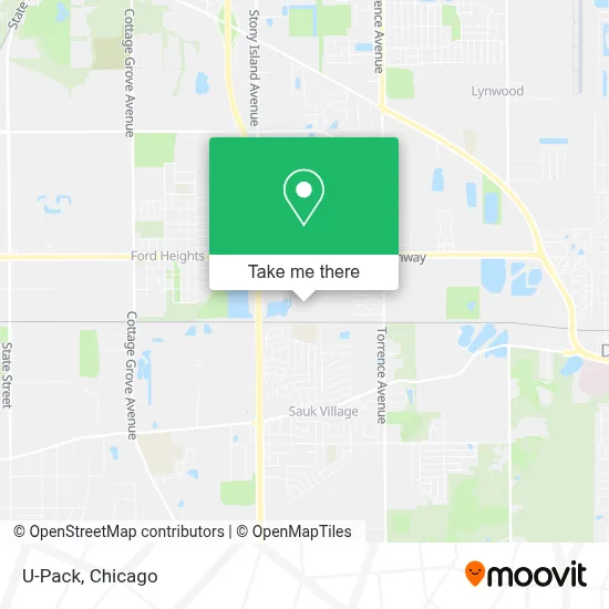 U-Pack map