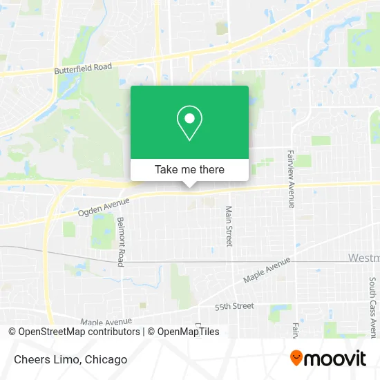 Cheers Limo map