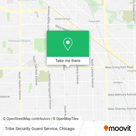 Tribe Security Guard Service map