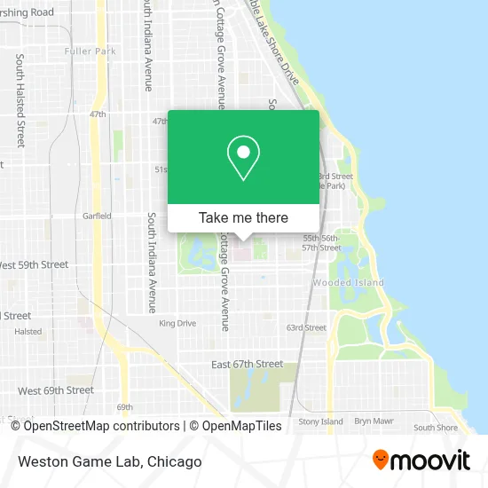 Weston Game Lab map