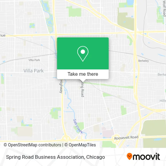 Spring Road Business Association map