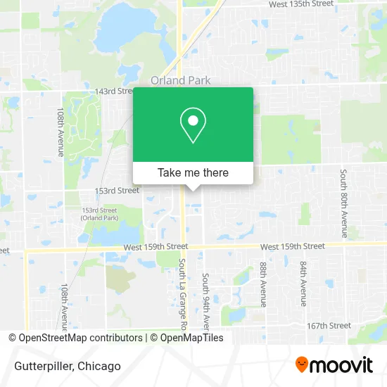 Gutterpiller map