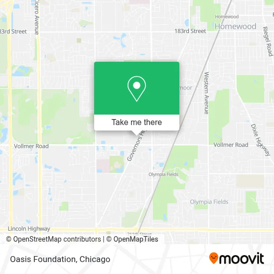 Oasis Foundation map
