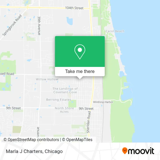 Marla J Charters map