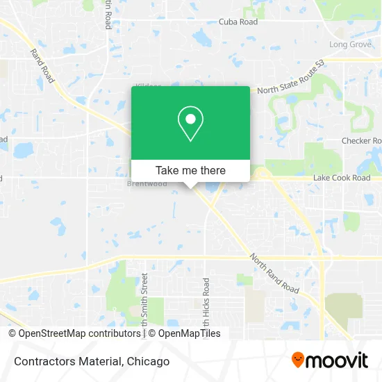 Contractors Material map