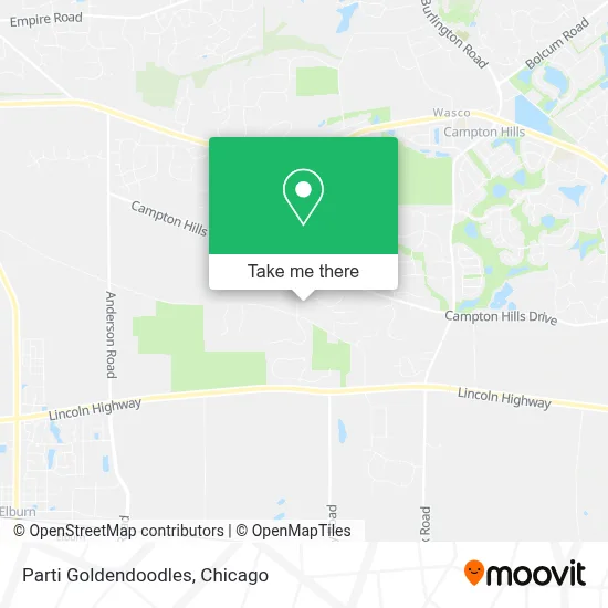 Parti Goldendoodles map