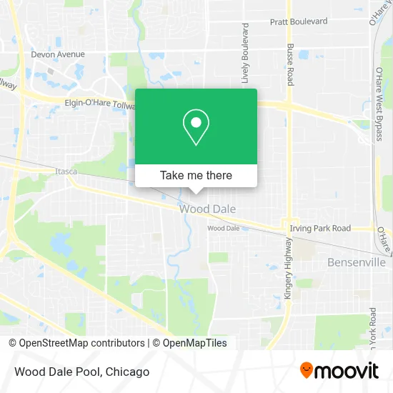 Wood Dale Pool map