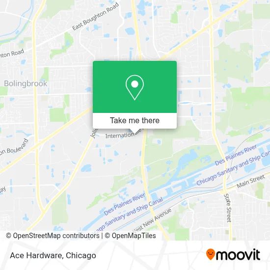 Ace Hardware map