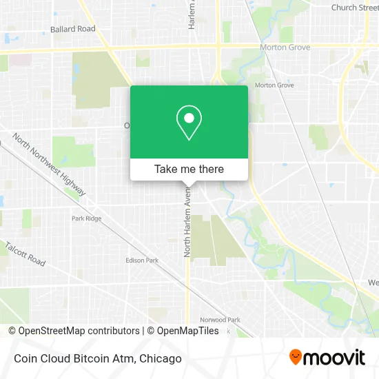 Coin Cloud Bitcoin Atm map