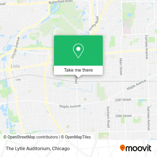 The Lytle Auditorium map