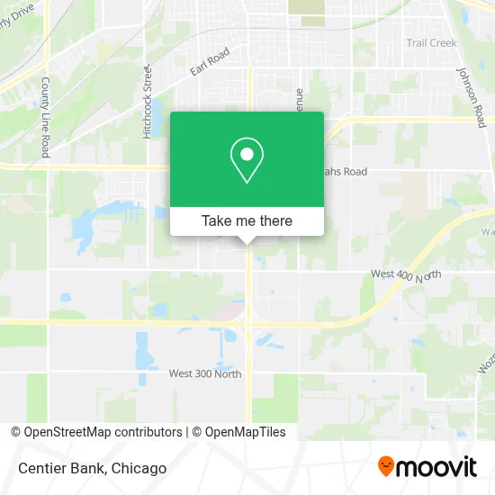 Centier Bank map