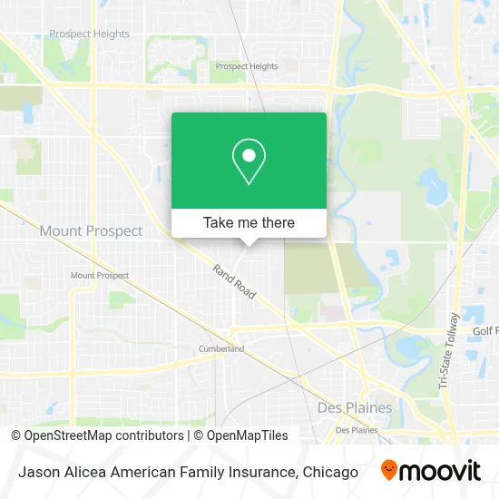 Jason Alicea American Family Insurance map