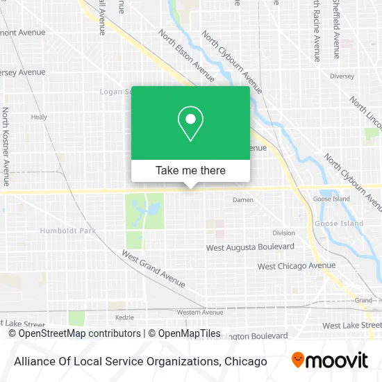 Alliance Of Local Service Organizations map