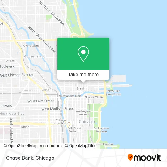 Chase Bank map
