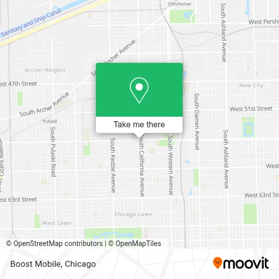 Boost Mobile map