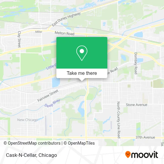 Cask-N-Cellar map
