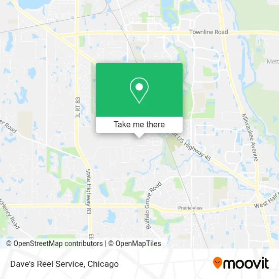 Dave's Reel Service map