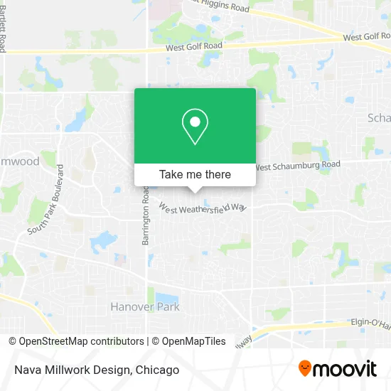 Nava Millwork Design map