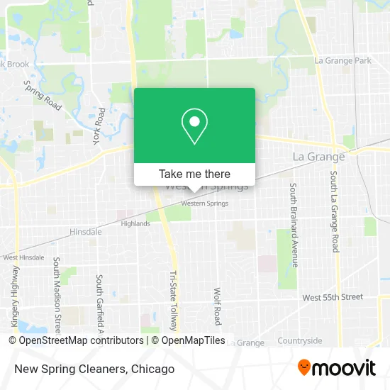New Spring Cleaners map