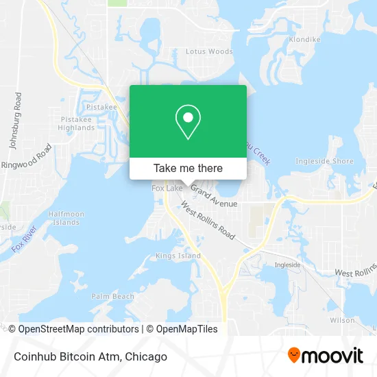 Coinhub Bitcoin Atm map