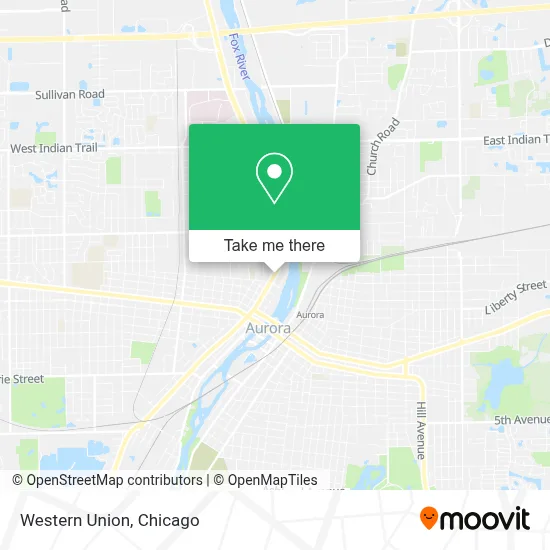 Western Union map