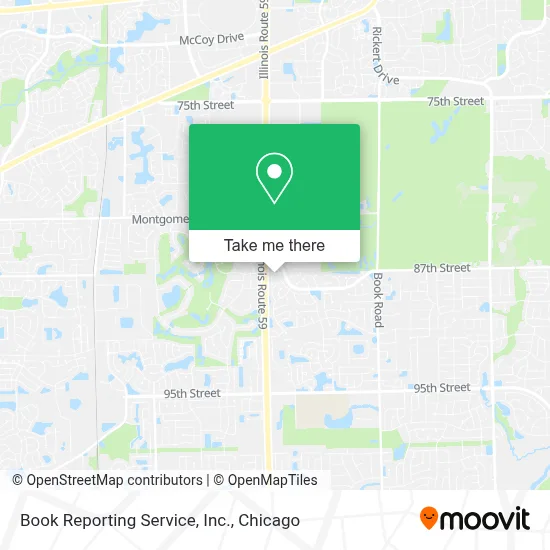 Book Reporting Service, Inc. map