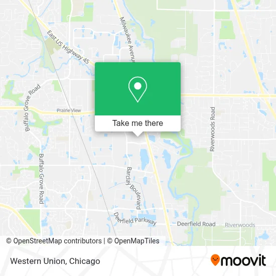 Western Union map