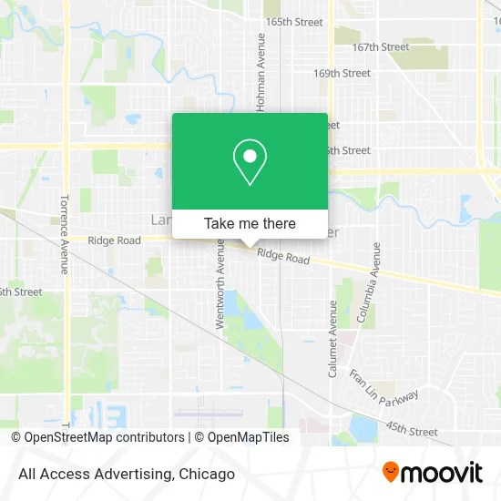 All Access Advertising map