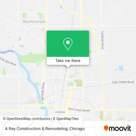 A Ray Construction & Remodeling map