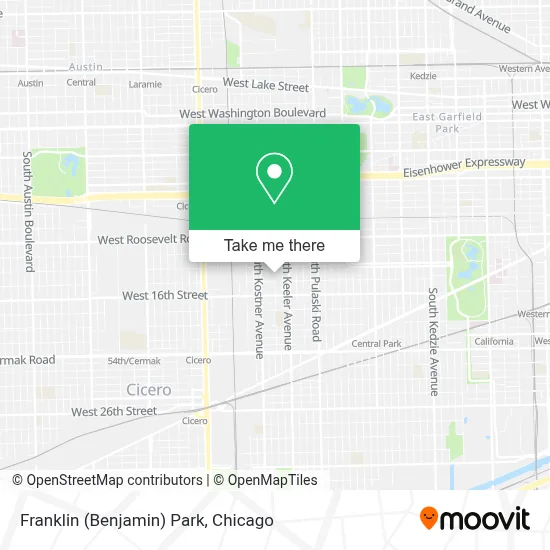 Franklin (Benjamin) Park map
