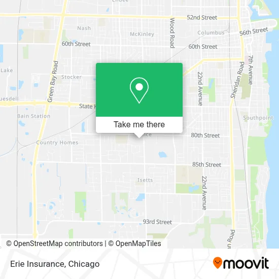 Erie Insurance map