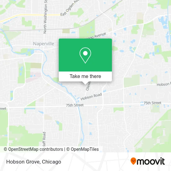 Hobson Grove map