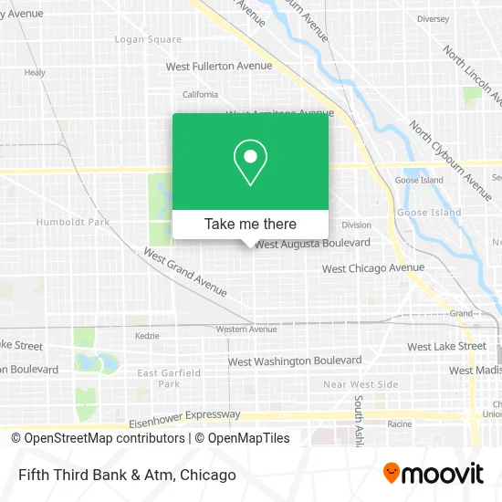 Fifth Third Bank & Atm map