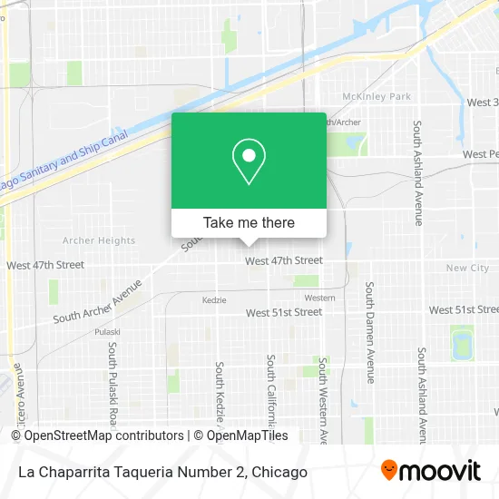 La Chaparrita Taqueria Number 2 map
