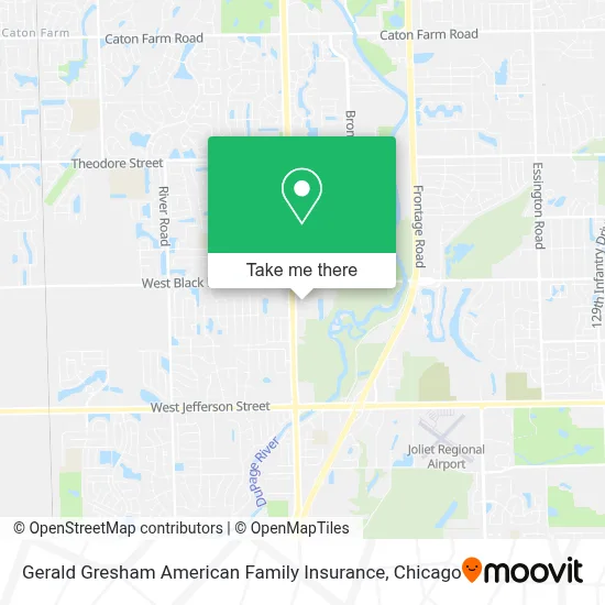 Gerald Gresham American Family Insurance map