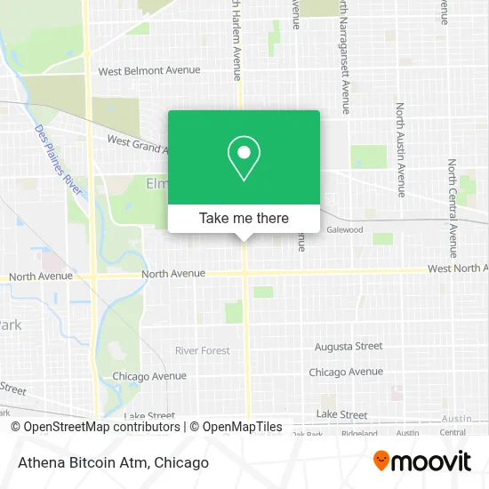 Athena Bitcoin Atm map