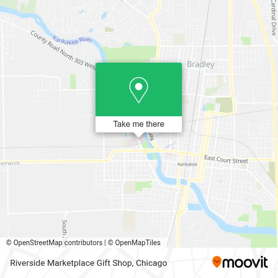 Riverside Marketplace Gift Shop map