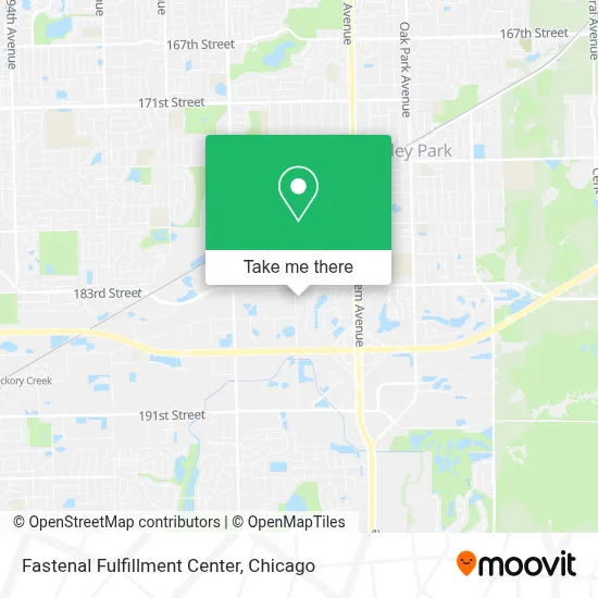 Fastenal Fulfillment Center map