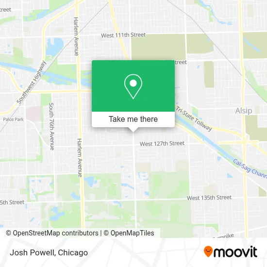 Josh Powell map