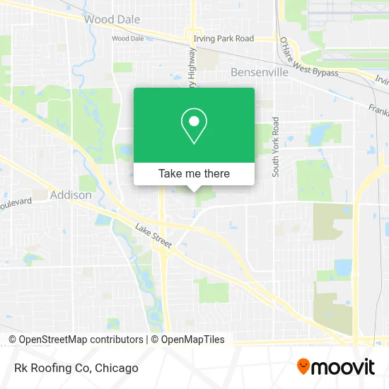 Rk Roofing Co map