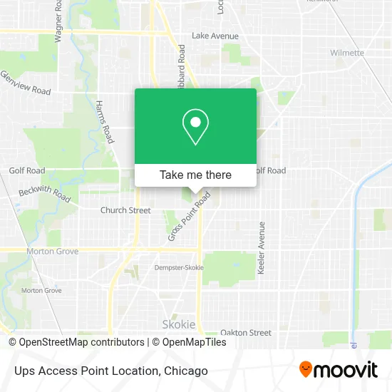 Ups Access Point Location map